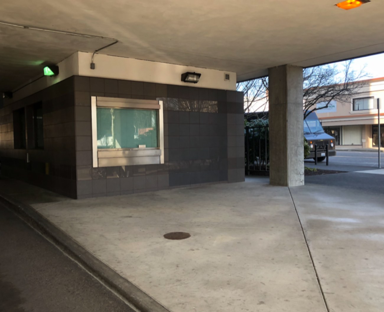 The original vault space before renovation